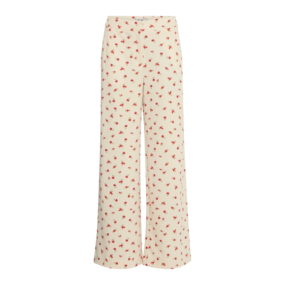 Trousers > Wide Trousers - - Ichi - Modalova