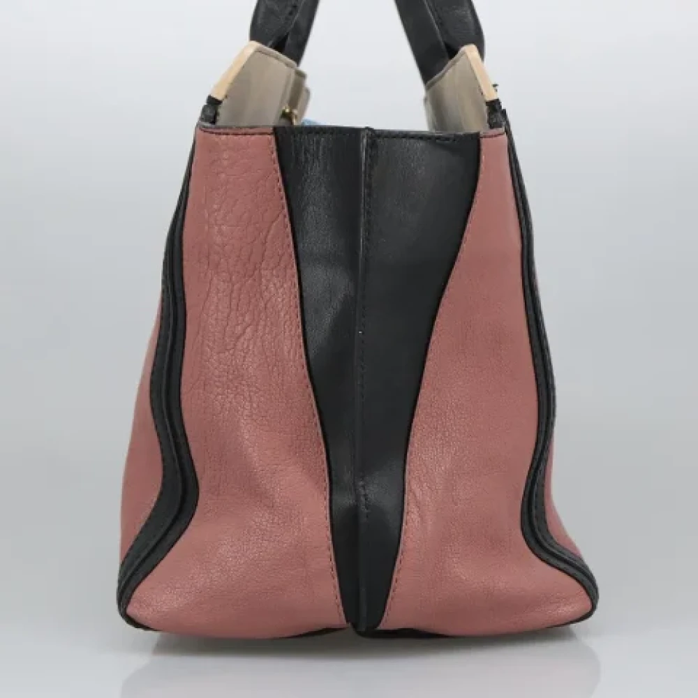 Chloé Pre-owned Leather handbags Pink Dames