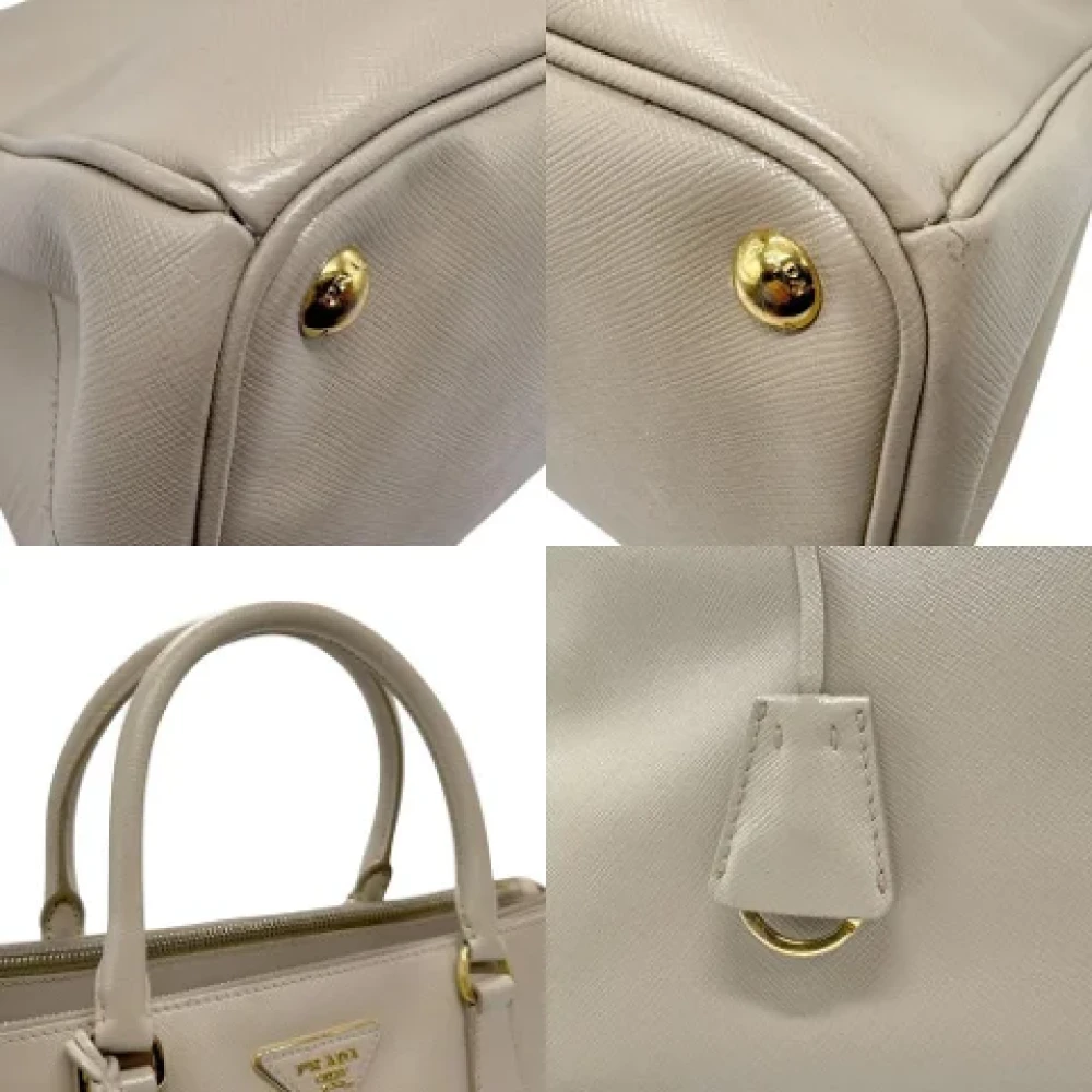 Prada Vintage Pre-owned Leather prada-bags Gray Dames