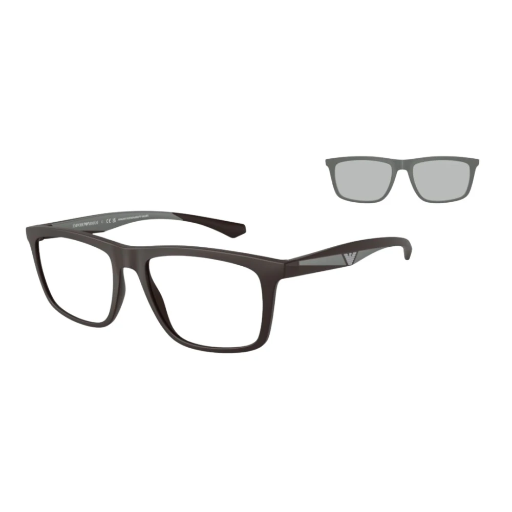 Emporio Armani Stijlvolle zonnebril voor mannen Gray Unisex