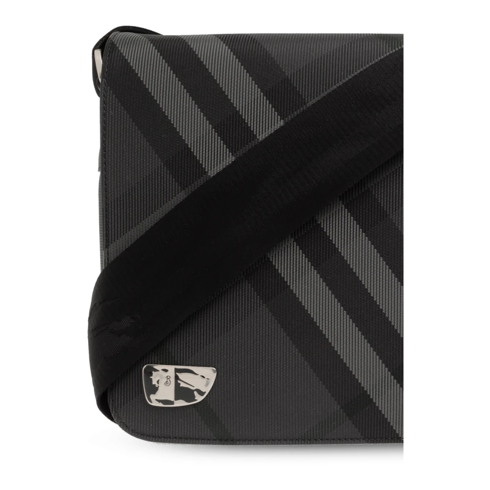 Burberry Schoudertas met ruitpatroon Gray Heren