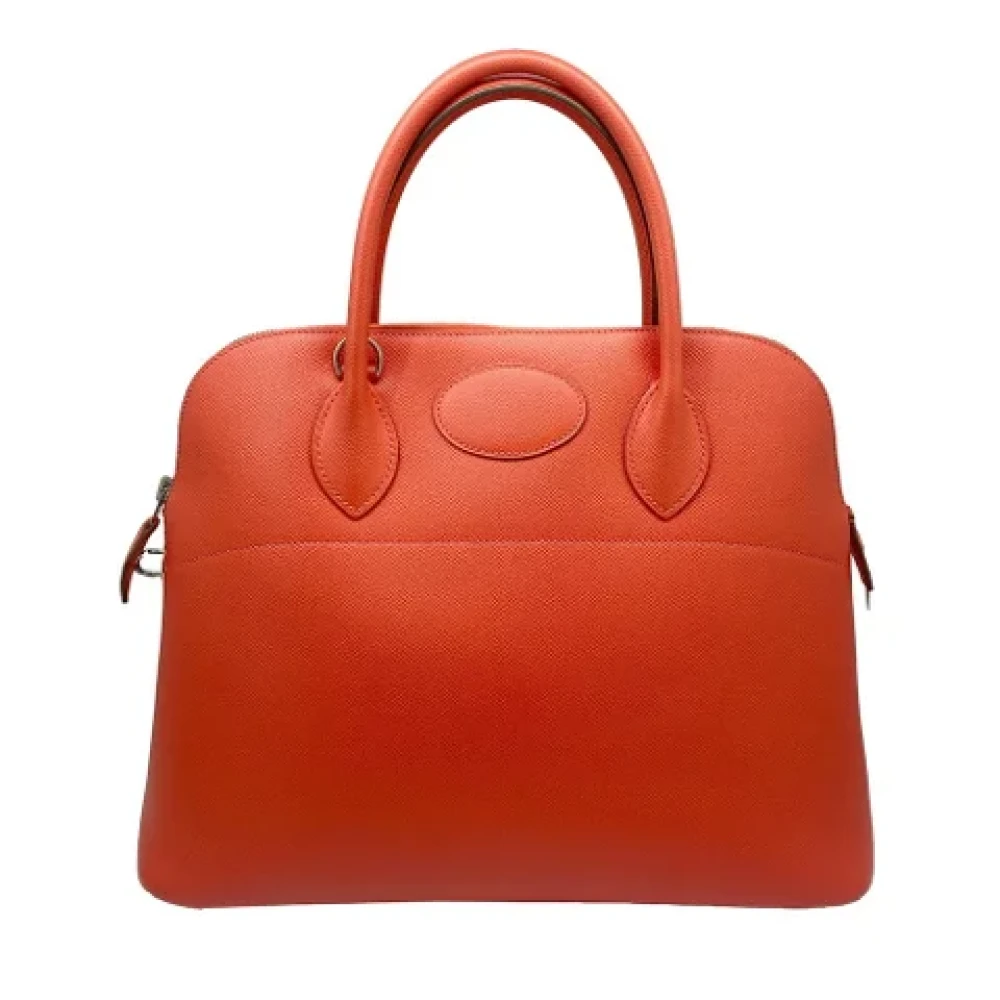 Hermès Vintage Pre-owned Fabric handbags Orange Dames