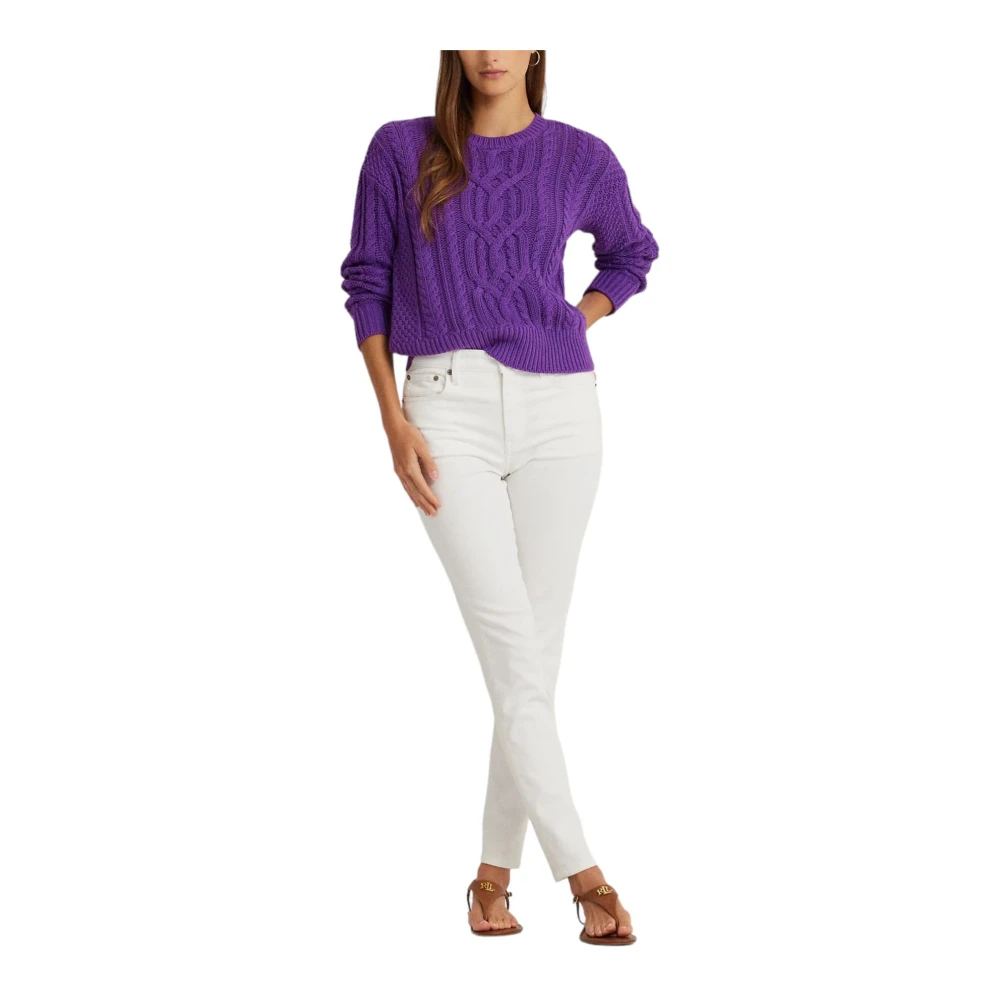 Ralph Lauren Slim-fit Denim Jeans White Dames