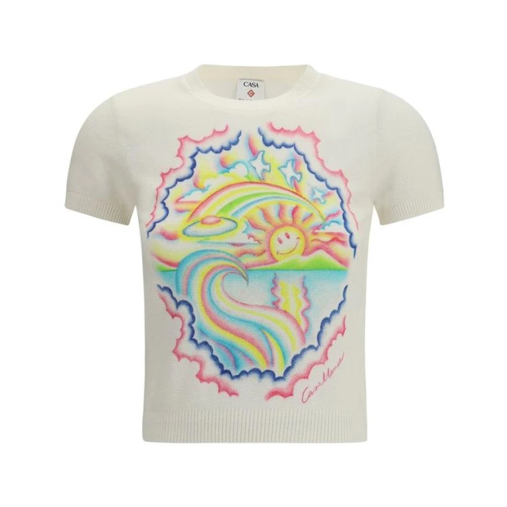 Casablanca Women's Cotton Graphic T-Shirt