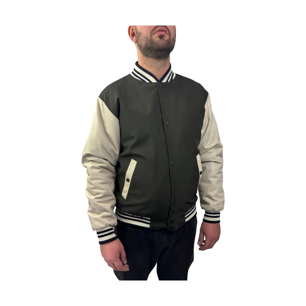 Pmds College Stijl Drukknoopjas Green Heren