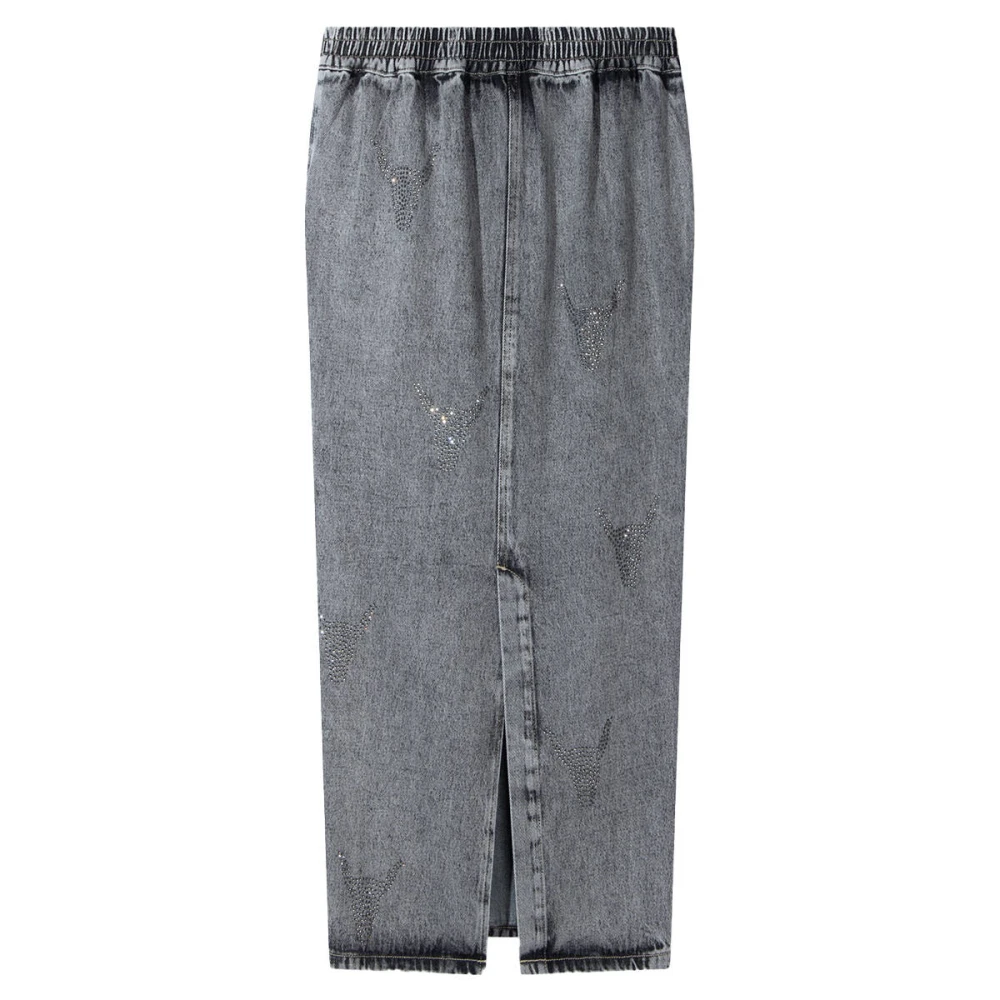 Alix The Label Strass Bull Rok Gray Dames