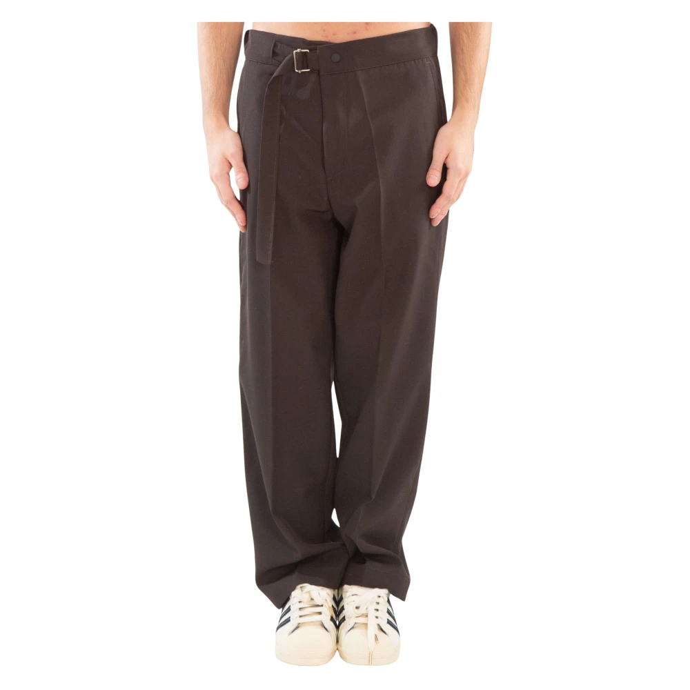 Costumein Losse broek met John riem Brown Heren
