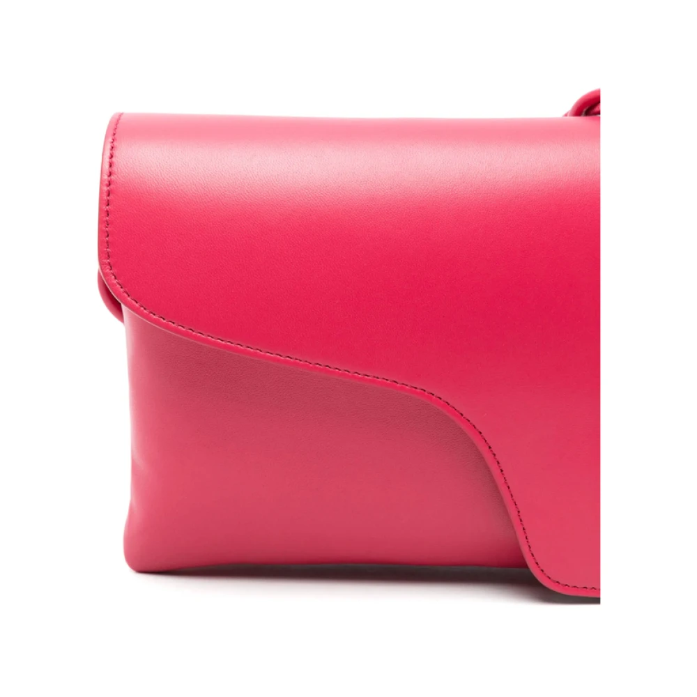 ATP Atelier Framboos Roze Schoudertas met Overslag Pink Dames