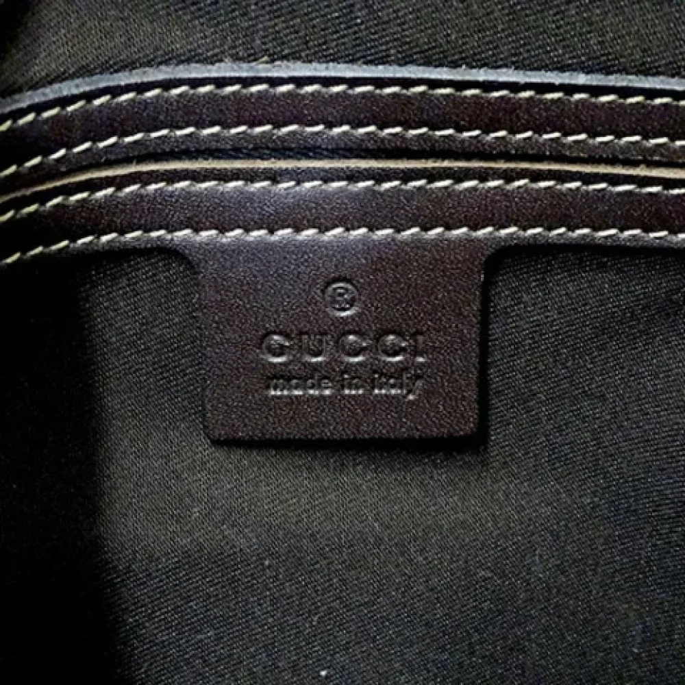Gucci Vintage Pre-owned Fabric gucci-bags Beige Dames