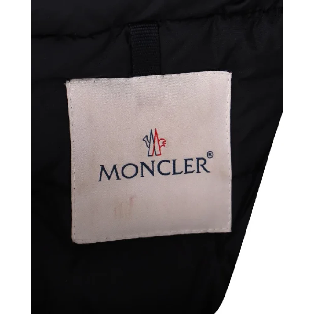 Moncler Pre-owned Cotton outerwear Blue Dames