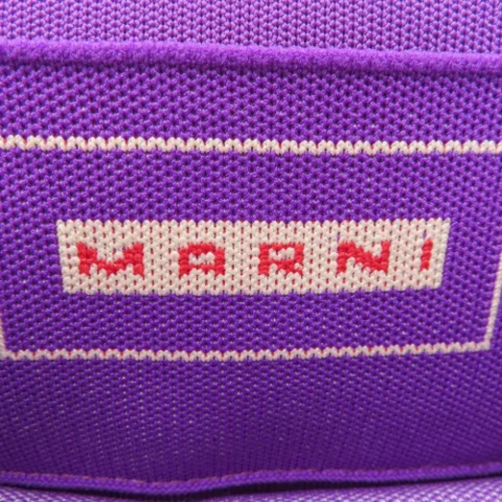 Marni Pre-owned Fabric shoulder-bags Purple Dames