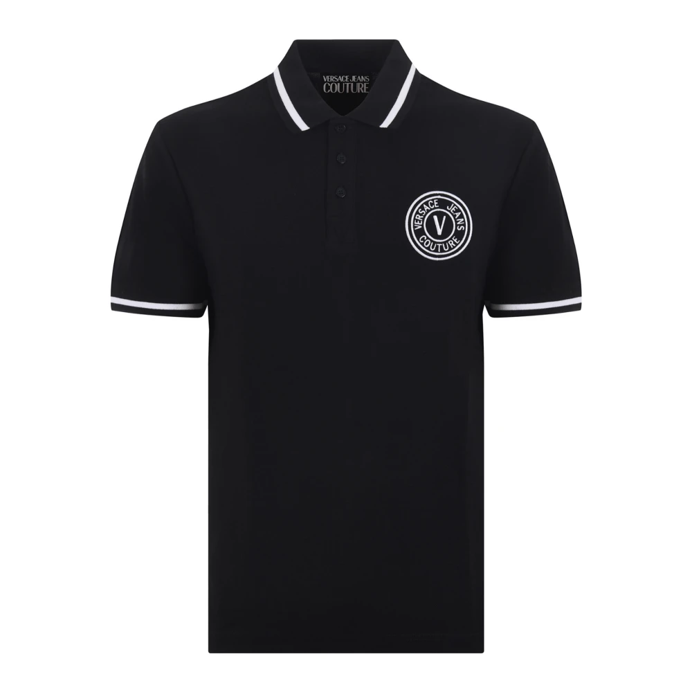 Versace Jeans Couture Stijlvolle T-shirts en Polos Black Heren