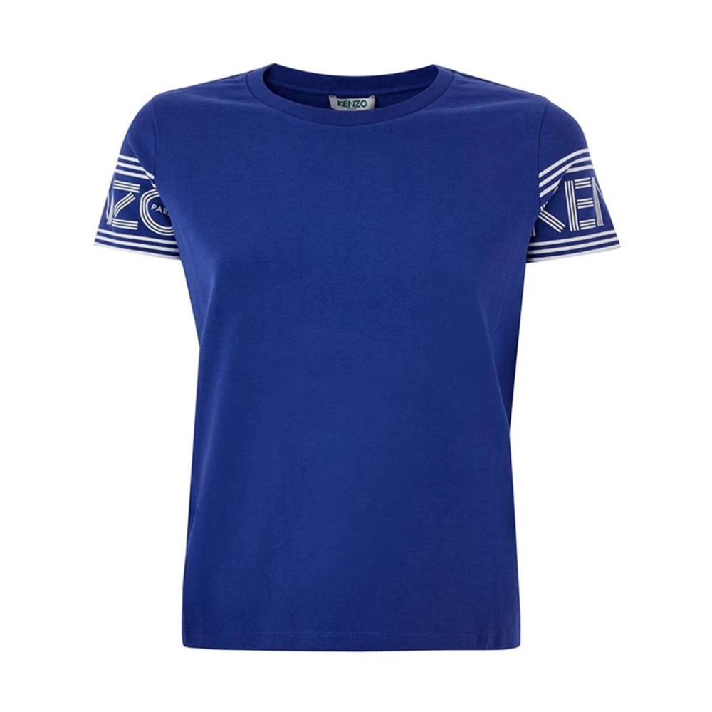 Kenzo Chique blauw katoenen T-shirt voor stijlvol comfort Blue Heren