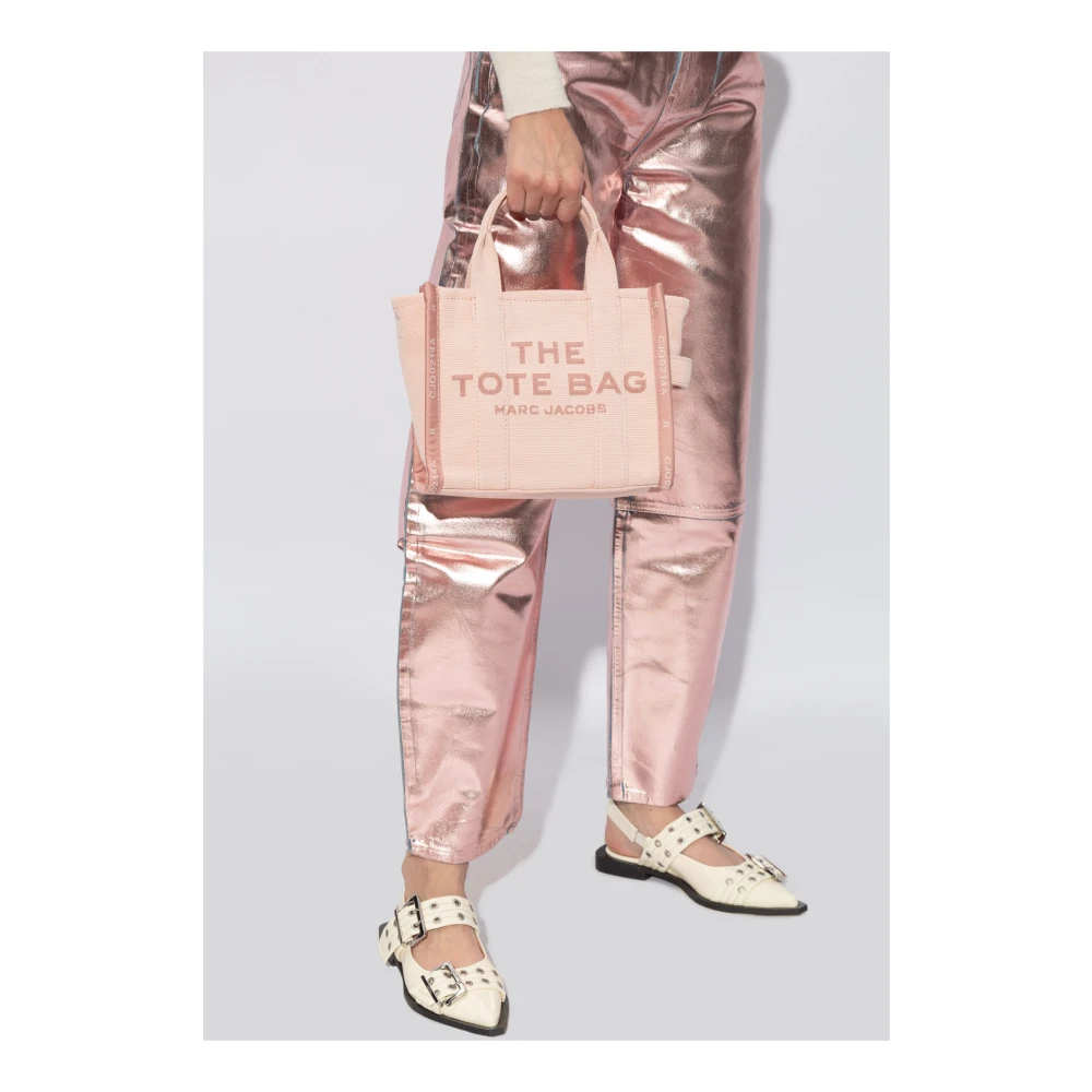 Marc Jacobs Jacquard Small The Tote Bag Shopper Pink Dames