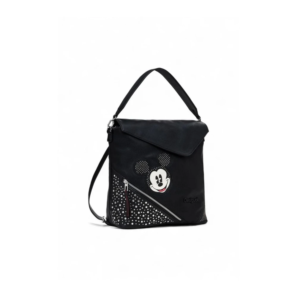 Desigual Moderne Polyurethaan Damesrugzak Black Dames