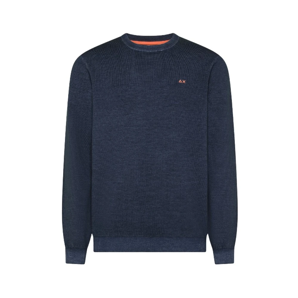 Sun68 Uomo Blu Maglie, L, New,