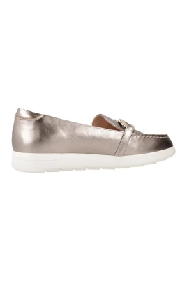 Laminerade läderloafers