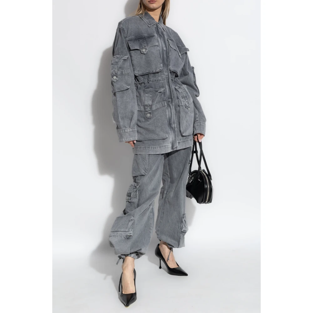 Gestuz Denim shirt Nynnie Gray Dames