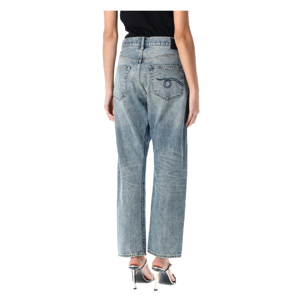 R13 Lena Crossover Jeans Blue Dames