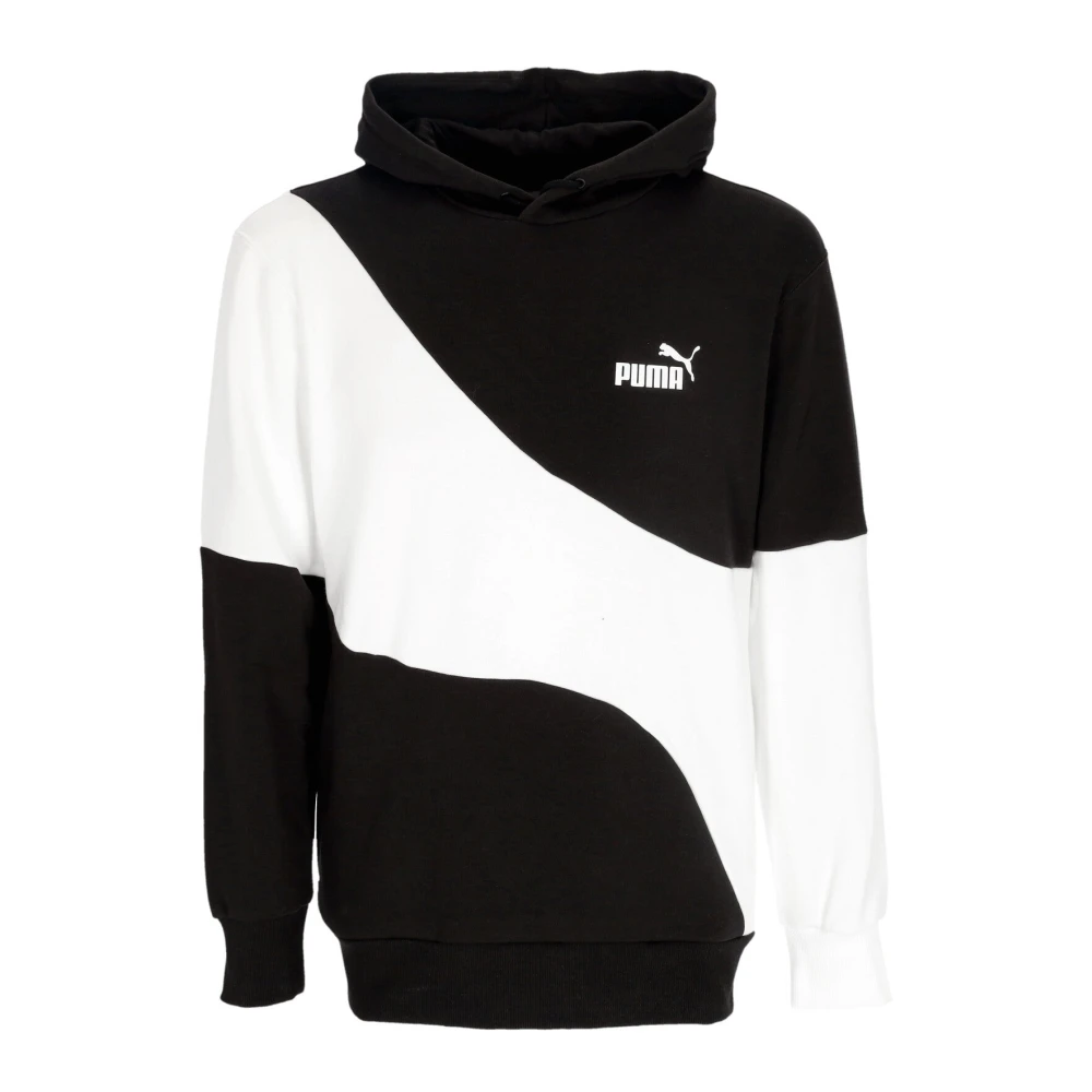 Puma Power Cat Lättvikts Hoodie Svart Black, Dam