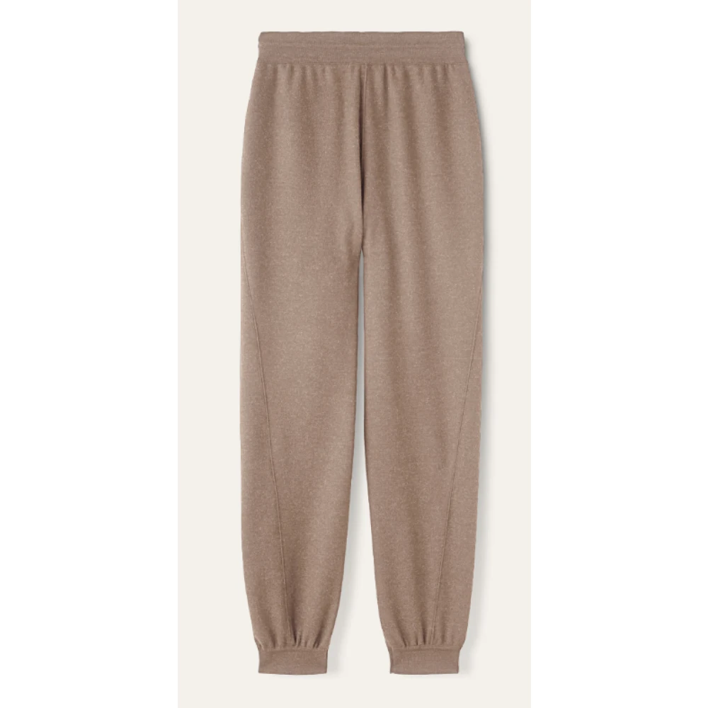 Loro Piana Beige Joggers met Unieke Textuur Beige Dames