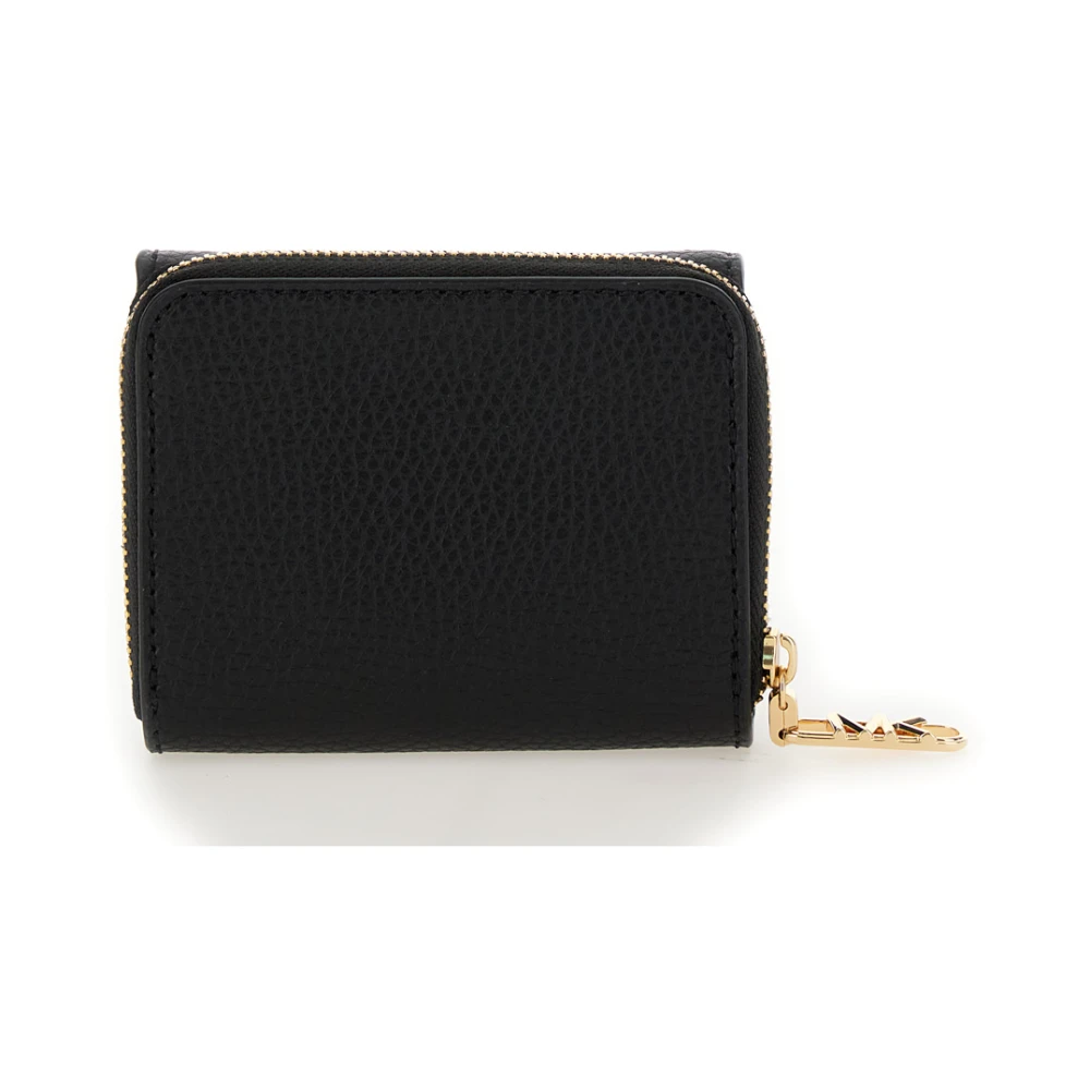 Michael Kors Zwarte Empire Tri-Fold Portemonnee Vrouw Black Dames