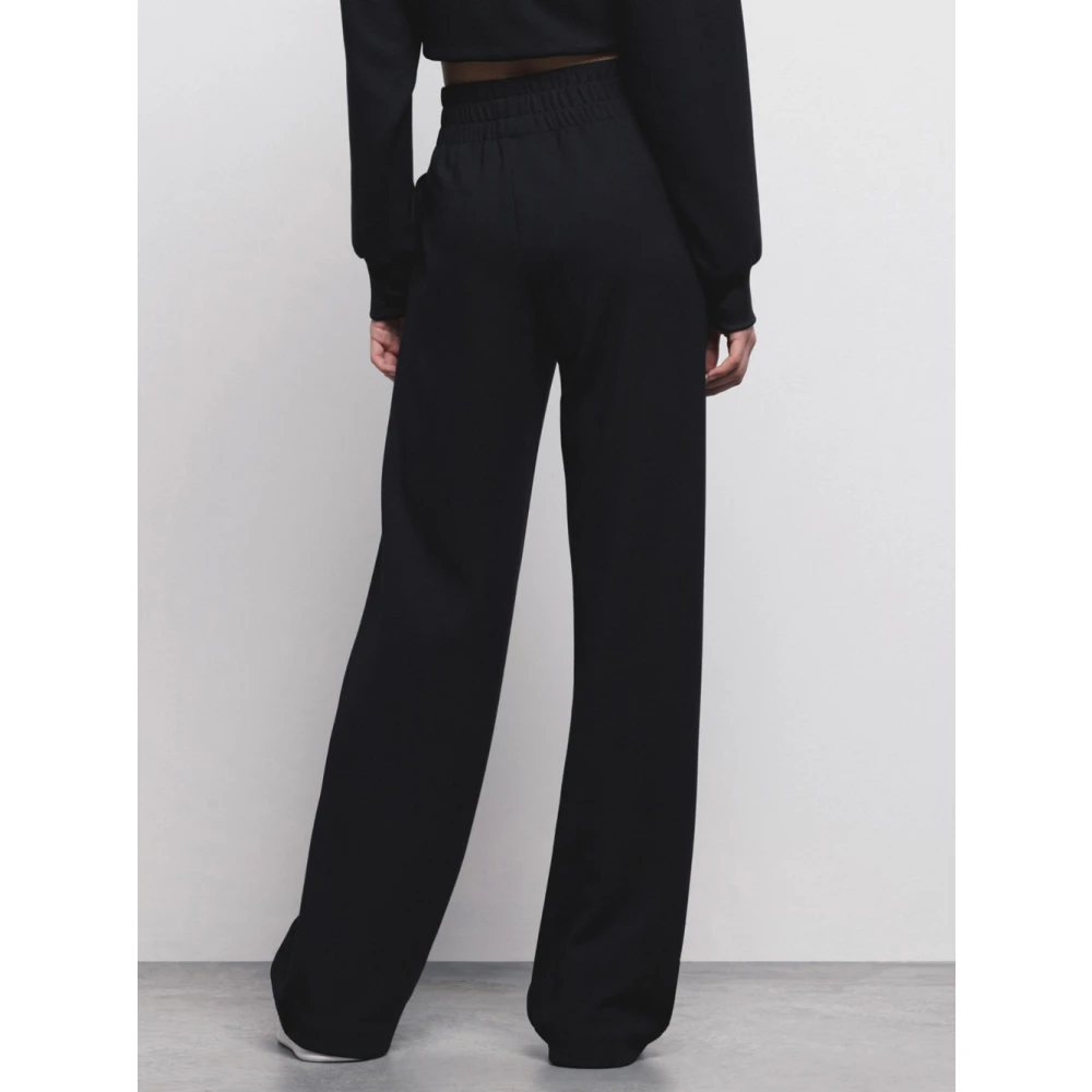 Gaëlle Paris Wijde Pijp Zwarte Broek Black Dames