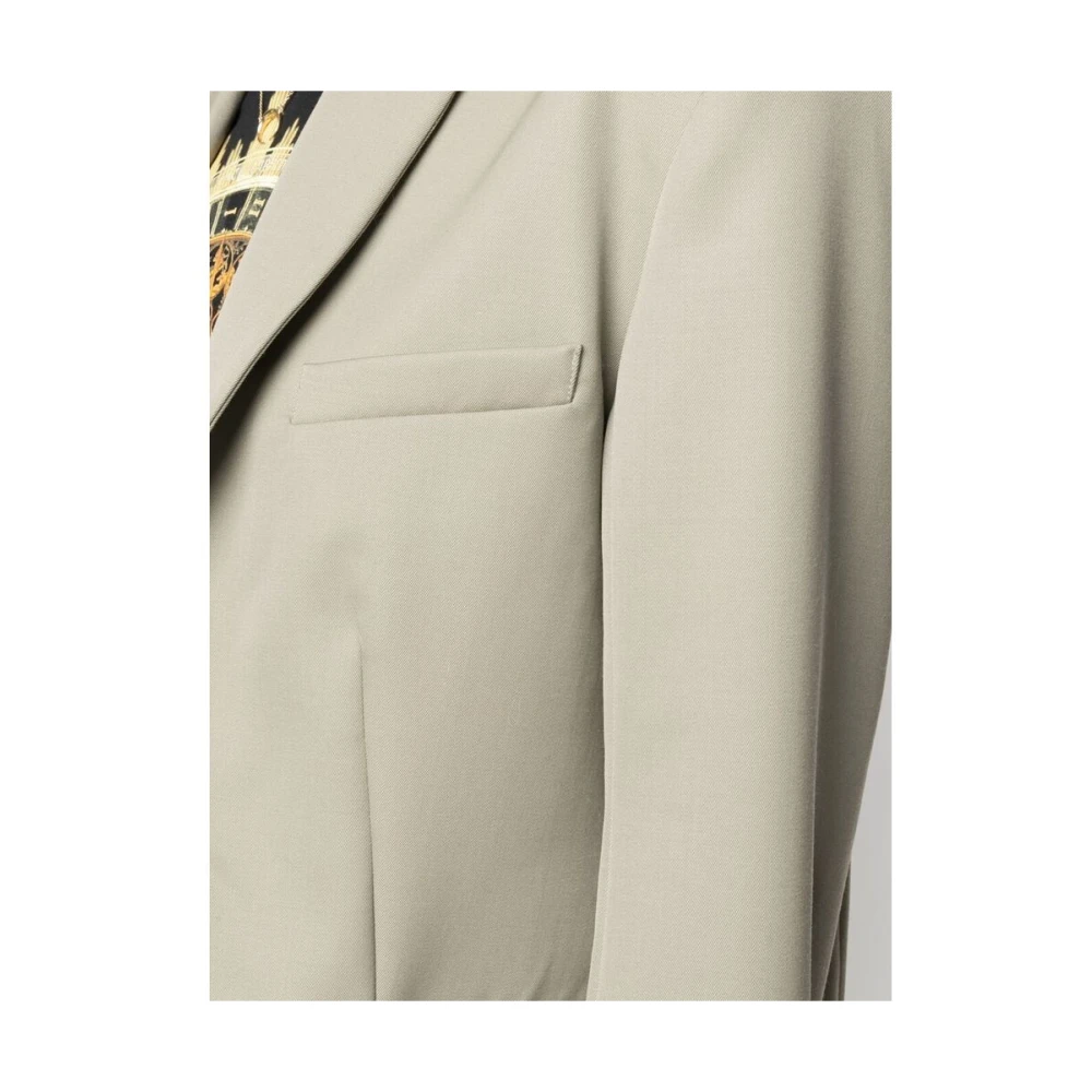 Anine Bing Khaki Green Wool Oversize Blazer Green Dames
