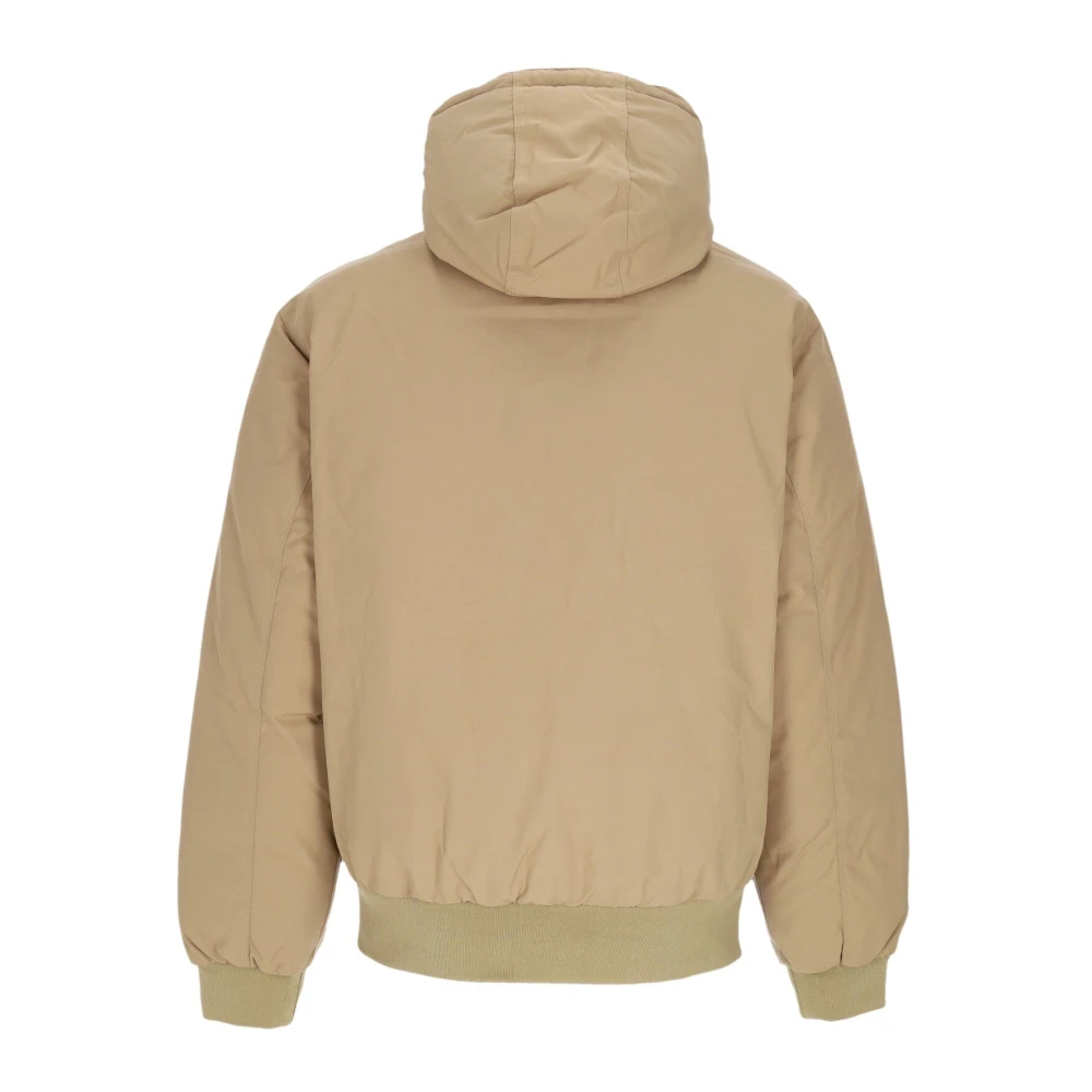Carhartt WIP Actieve Koud Leren Jas Brown Heren
