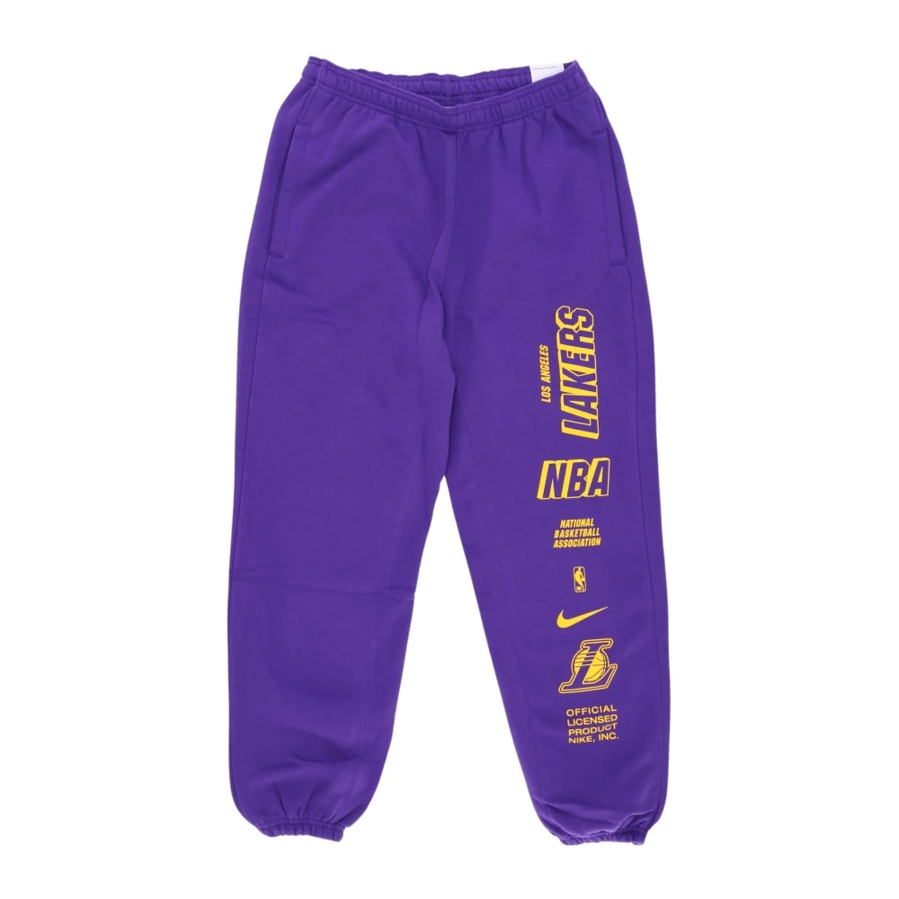 Nike NBA Courtside Fleece Sweatpants Purple Heren