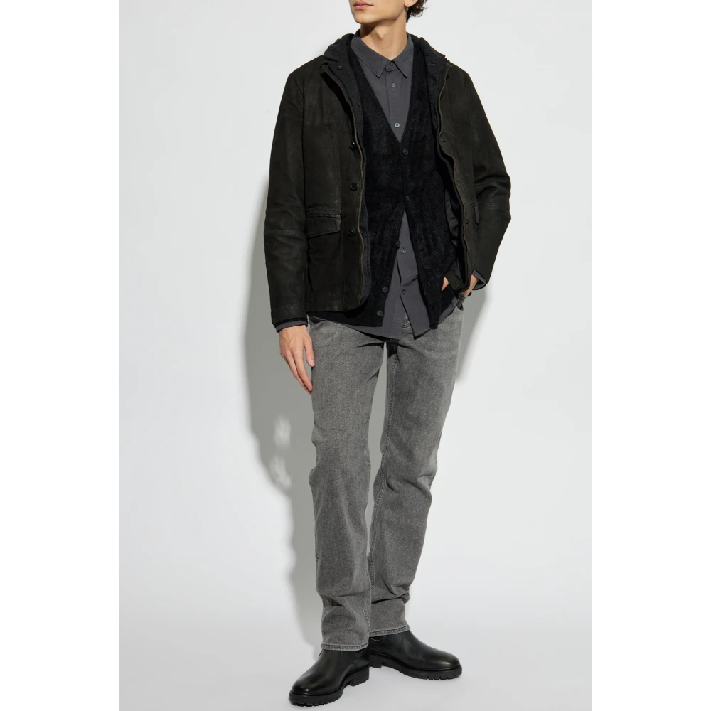 AllSaints Lovell Shirt Gray Heren