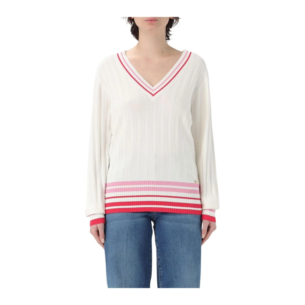 Knitwear > V-neck Knitwear - - Liu Jo - Modalova