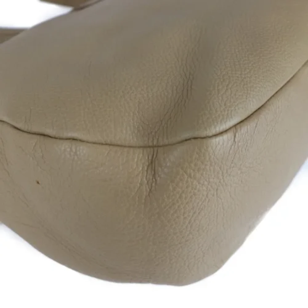 Jimmy Choo Pre-owned Fabric shoulder-bags Beige Dames