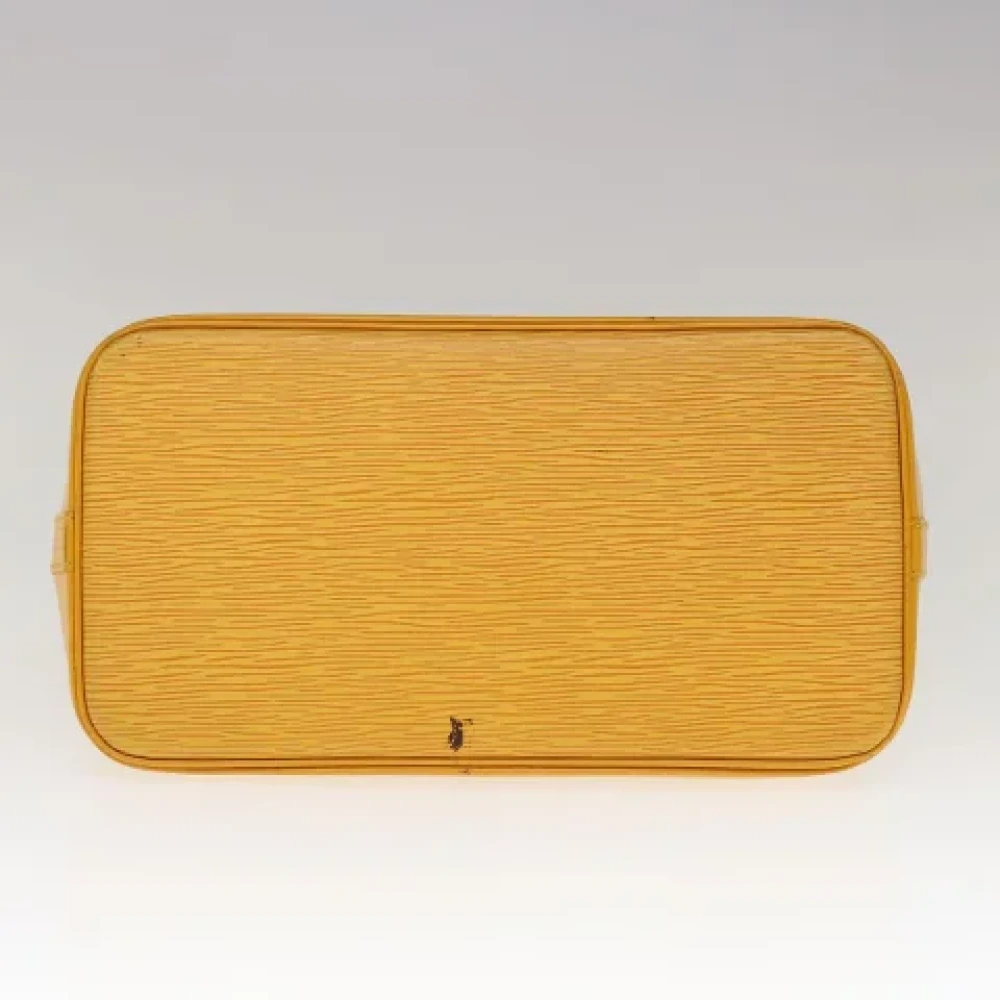 Louis Vuitton Vintage Pre-owned Leather louis-vuitton-bags Yellow Dames