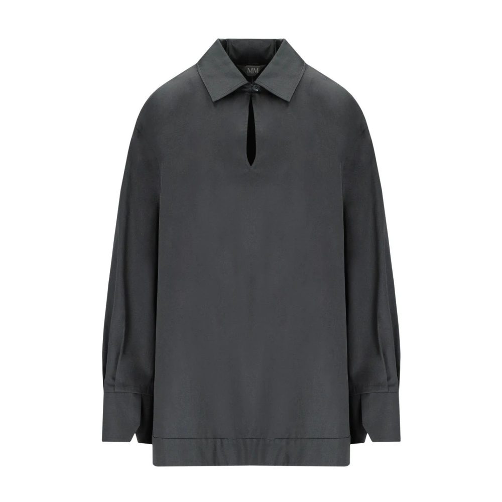 Max Mara Gray Blouses, Female, Xs, Abano Blouse