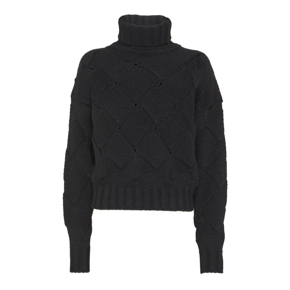 MVP wardrobe Trigger Gebreide Kleding Black Dames