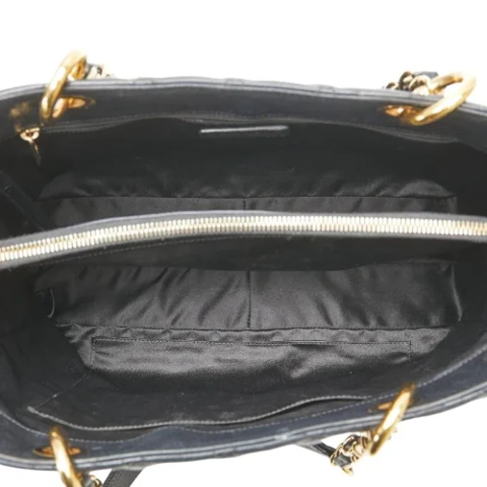 Chanel Vintage Pre-owned Leather shoulder-bags Black Dames