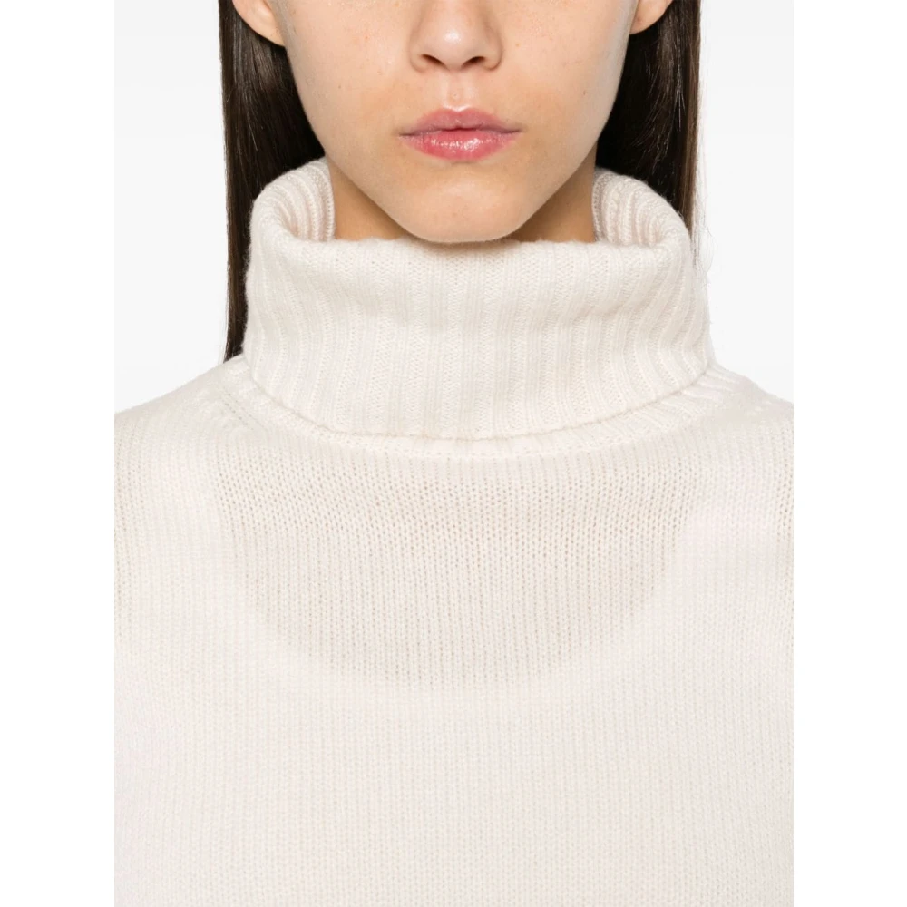 allude Crème Sweater Collectie Beige Dames