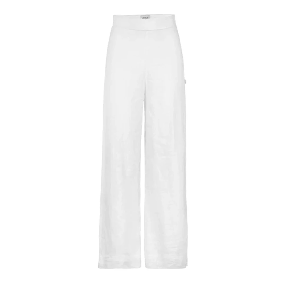 Molly Linen Pants - White