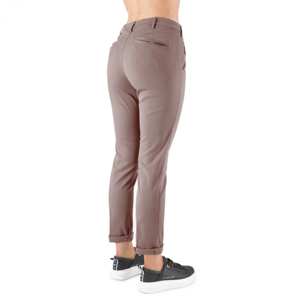 40Weft Briana Chino Broek Brown Dames