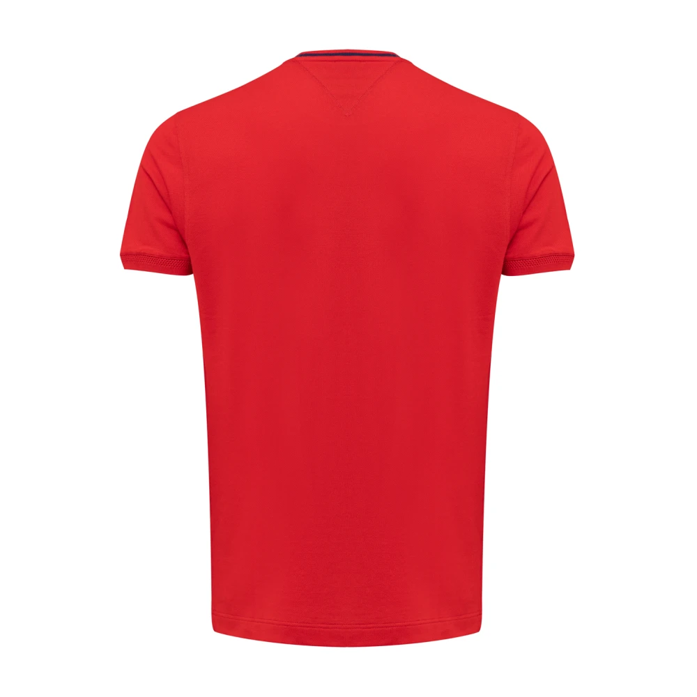 Fendi Rode Ronde Hals Katoenen T-shirt Red Heren