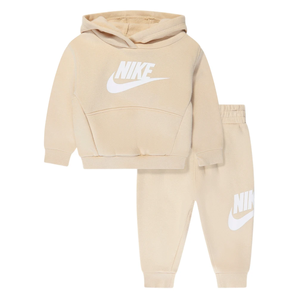Nike Unisex Kids Beige Kids Sport Sets, 6 Y, Club Fleece Tracksuit In