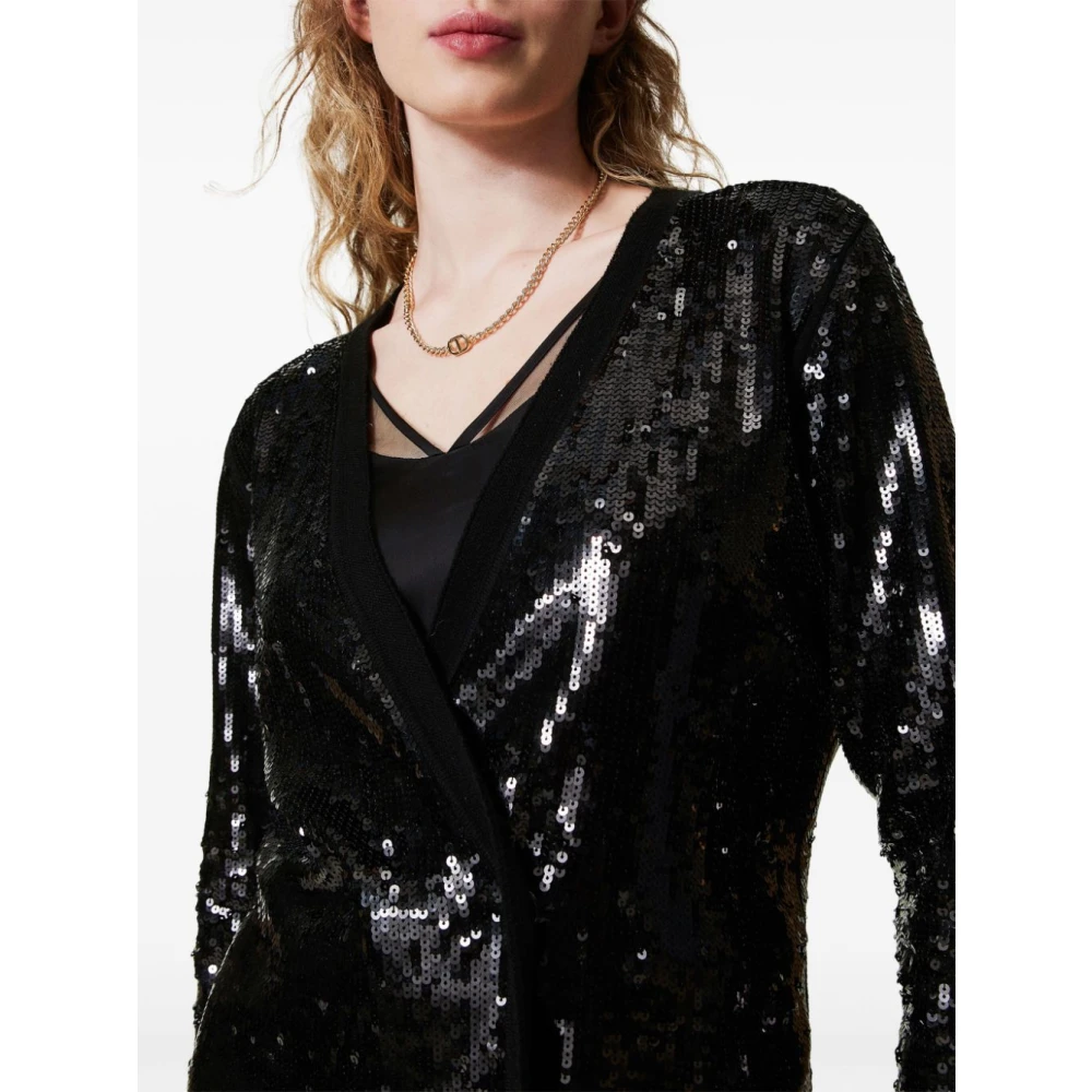 Twinset Zwart Sweater Set Black Dames