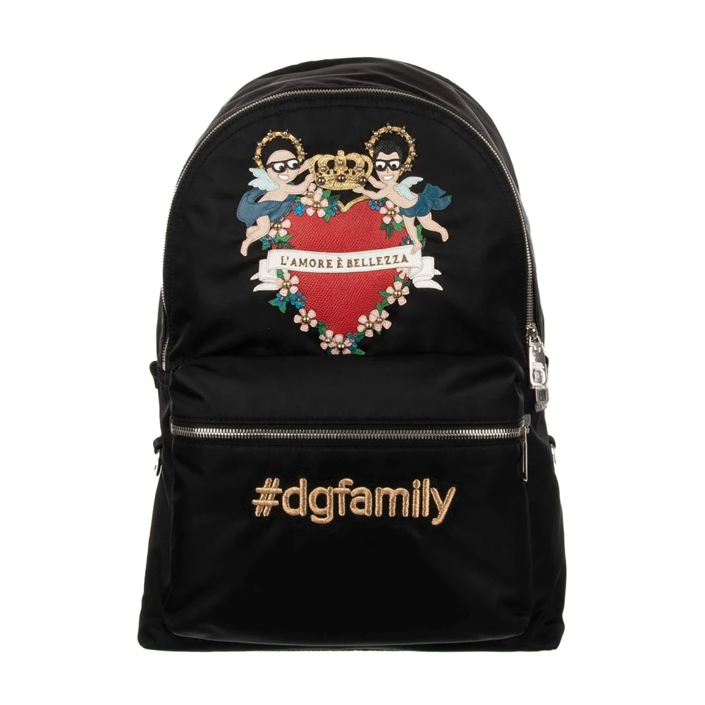 Dolce & Gabbana Women's Black Mens Bags Bucket Bag & Backpack Ss22