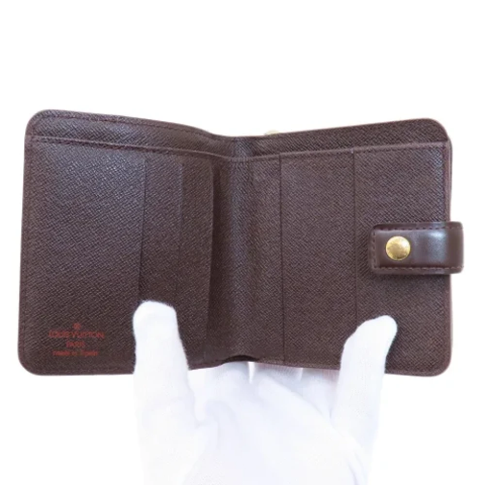 Louis Vuitton Vintage Pre-owned Canvas wallets Brown Dames