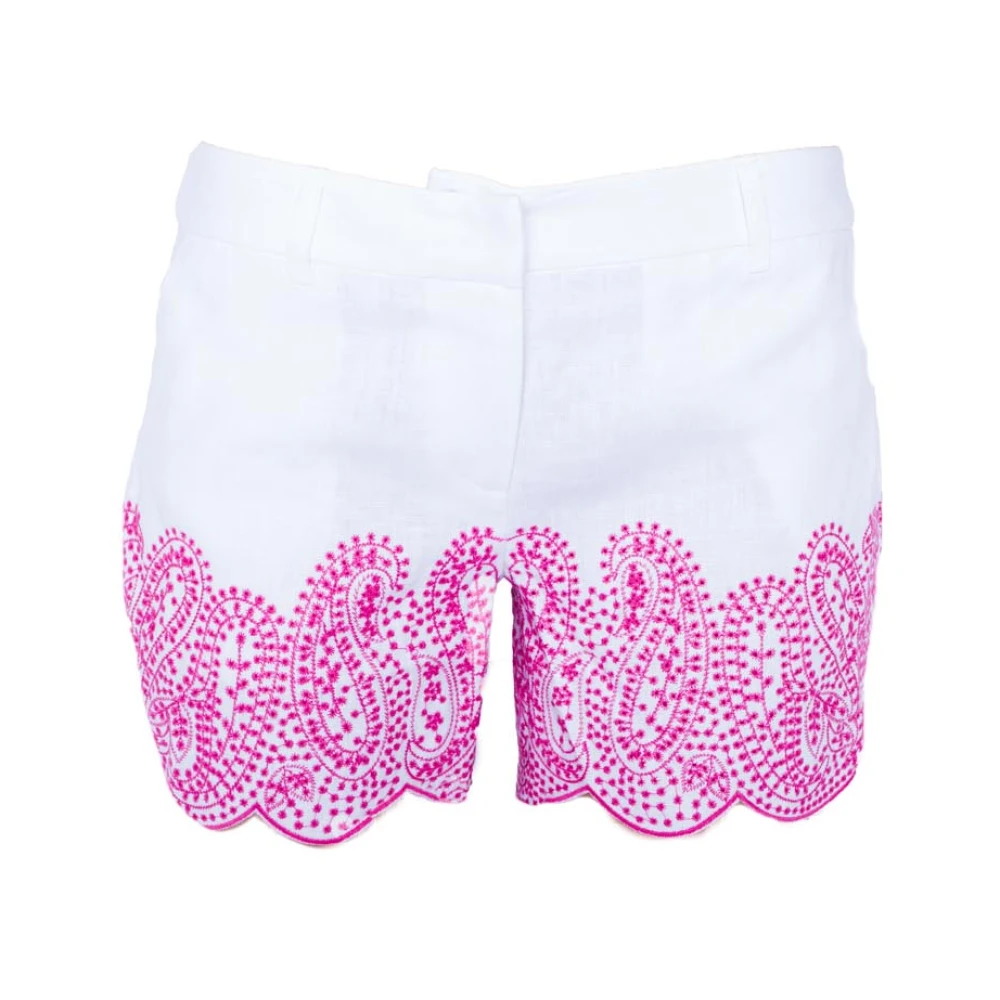 Michael Kors Witte Plumb Blossom Mini Shorts White Dames