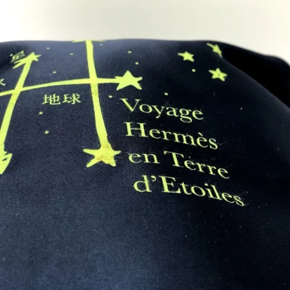 Hermès Vintage Pre-owned Canvas backpacks Blue Dames