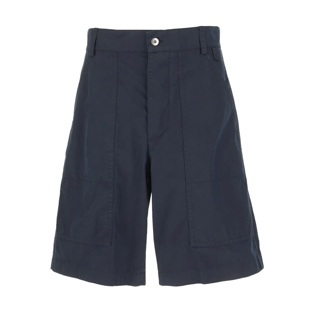 Bottega Veneta Stijlvolle Bermuda Shorts voor de Zomer Blue Heren