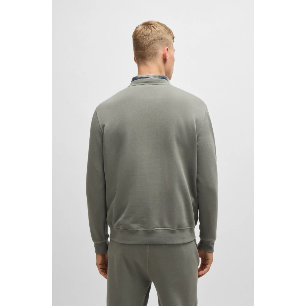 Boss Orange Stijlvolle Trui in Oranje Gray Heren