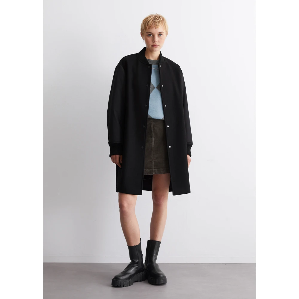 Marc O'Polo Varsity coat relaxed Black Dames